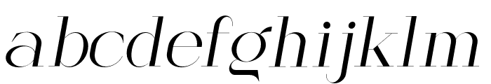 Ivelyn Display Italic Font LOWERCASE