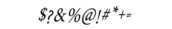 Izumi Hana Italic Font OTHER CHARS