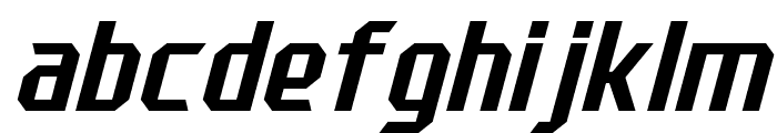 J-LOG Razor Edge Sans Normal Italic Font LOWERCASE