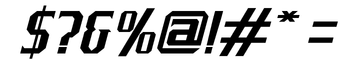 J-LOG Razor Edge Serif Normal Italic Font OTHER CHARS