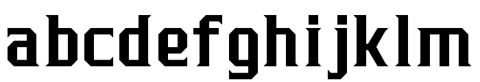 J-LOG Razor Edge Serif Normal Font LOWERCASE