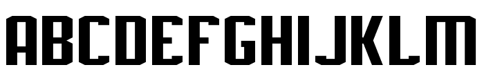 J-LOG Rebellion Slab Sans Normal Font UPPERCASE