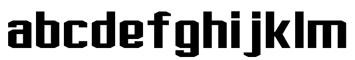 J-LOG Rebellion Slab Sans Normal Font LOWERCASE