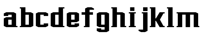 J-LOG Rebellion Slab Serif Normal Font LOWERCASE