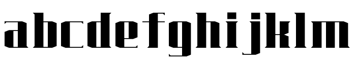 J-LOG Starkwood Serif Normal Font LOWERCASE