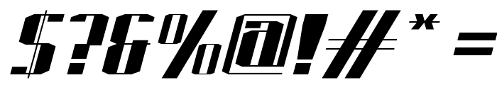 J-LOG Starkwood Slab Sans Small Caps Italic Font OTHER CHARS