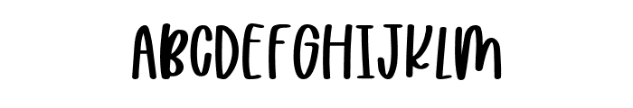 JAD-Blushed Regular Font UPPERCASE