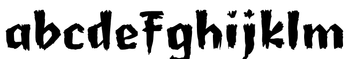 JIFER BOGY Regular Font LOWERCASE