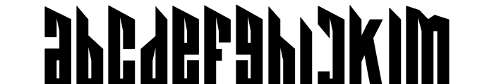 JIKUPACED Font LOWERCASE