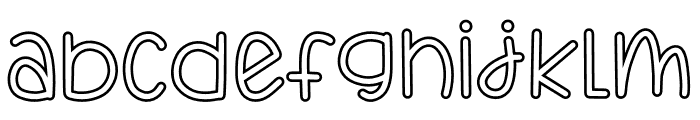 JINGLEBELLS OUTLINE OUTLINE Font LOWERCASE