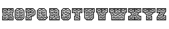 JP SPORT WAVY Regular Font UPPERCASE