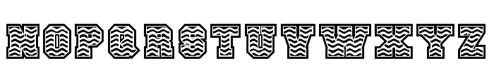 JP SPORT WAVY Regular Font LOWERCASE
