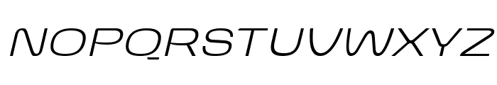 JT Millburn Wide ExtLt Slant Font UPPERCASE