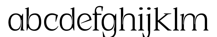 JT Rejiro Extra Light Font LOWERCASE