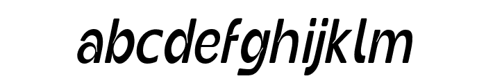 JTOlifer-CondSlantLight Font LOWERCASE