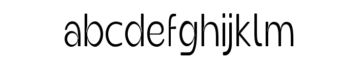 JTOlifer-CondensedExtraLight Font LOWERCASE