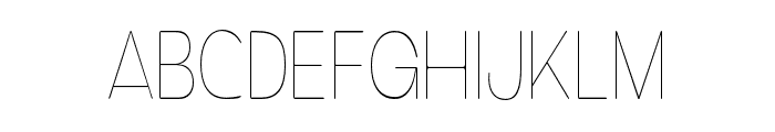 JTOlifer-CondensedThin Font UPPERCASE