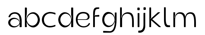 JTOlifer-ExtraLight Font LOWERCASE