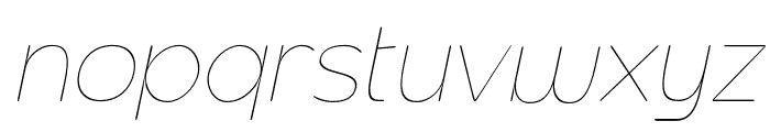 JTOlifer-SlantedThin Font LOWERCASE