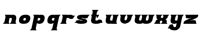 JUKE BOX Bold Italic Font LOWERCASE