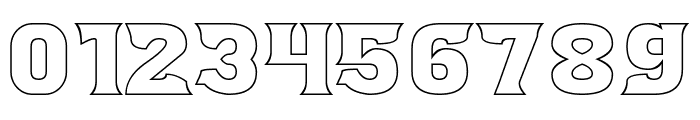 JUKE BOX-Hollow Font OTHER CHARS