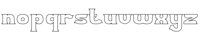JUKE BOX-Hollow Font LOWERCASE
