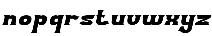 JUKE BOX Italic Font LOWERCASE