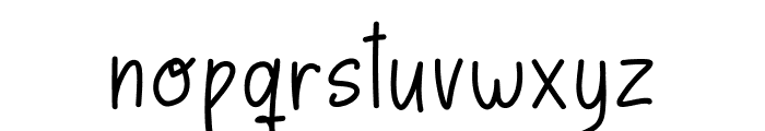 JUNEMOLLY Font LOWERCASE
