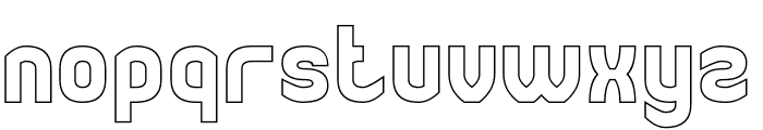 JUST DO NOW-Hollow Font LOWERCASE