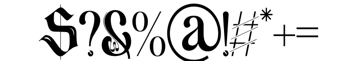 Jabberz Display Regular Font OTHER CHARS