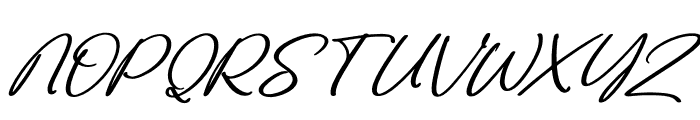 Jacielle Olievera Italic Font UPPERCASE