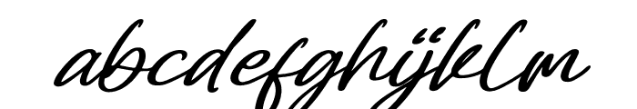 Jacielle Olievera Italic Font LOWERCASE