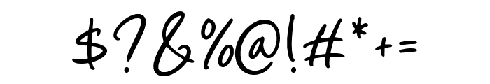 Jacinto Signature Font OTHER CHARS