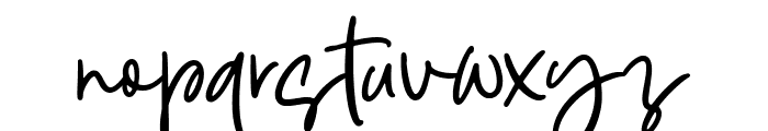 Jacinto Signature Font LOWERCASE