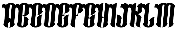 JackeKambs-Regular Font UPPERCASE