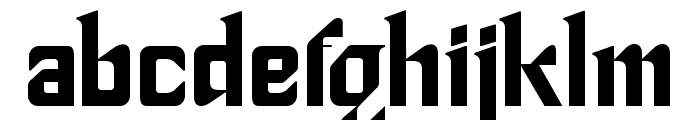 Jackhill Font LOWERCASE