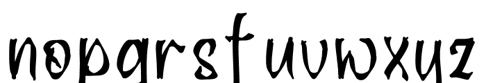 Jacklin Slasher Font LOWERCASE