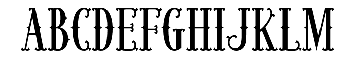 Jackly Western Font LOWERCASE