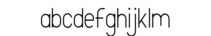 Jackson Light Font LOWERCASE