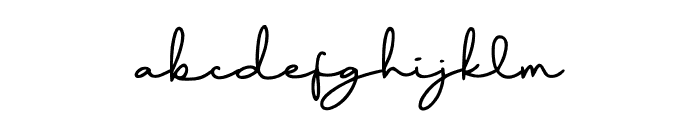 Jackson Signature Font LOWERCASE