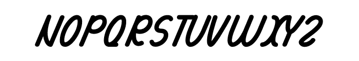 Jackstay Italic Font UPPERCASE