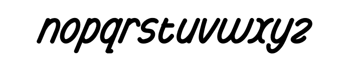 Jackstay Italic Font LOWERCASE