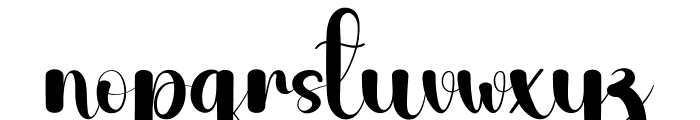 Jackstone Font LOWERCASE