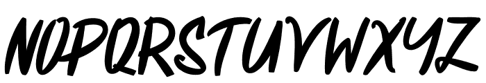 Jacksun Regular Font UPPERCASE