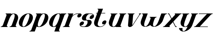 Jacktown Italic Font LOWERCASE