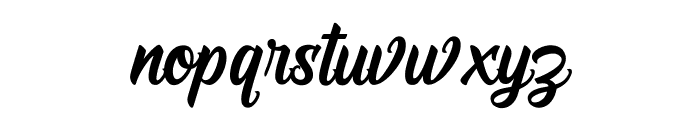 Jacktro Script Font LOWERCASE