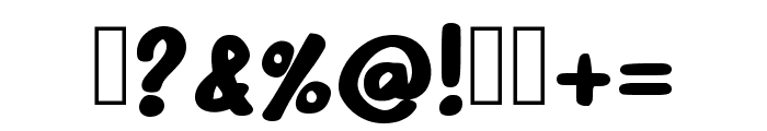 Jacky Craft Regular Font OTHER CHARS