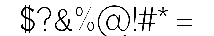 Jadrien-Light Font OTHER CHARS