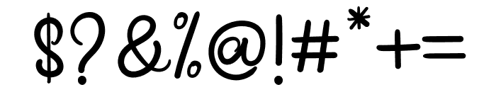 Jafiera Signature Font OTHER CHARS