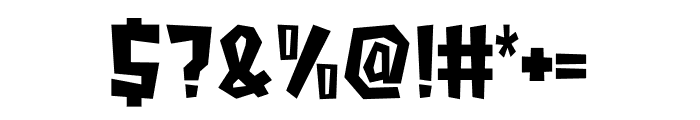 Jagged-World Font OTHER CHARS